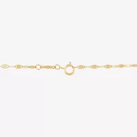 Womens 14K Gold 18 Inch Beaded Necklace