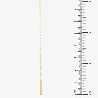 Womens 14K Gold 18 Inch Beaded Necklace