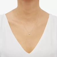 Girls Natural White Diamond 14K Gold Round 2-pc. Jewelry Set