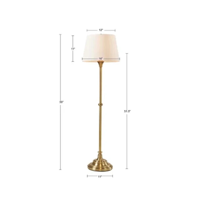 Hampton Hill 59"H Aelorian Floor Lamp