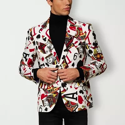 Opposuits King Of Clubs Mens Slim Fit Blazer