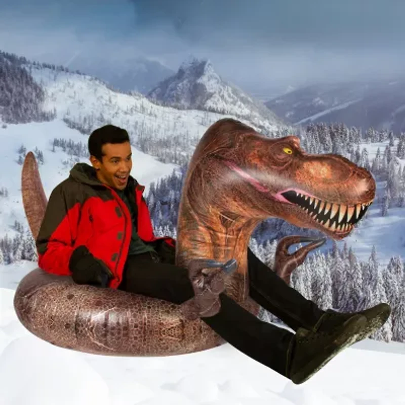 Pool Candy T-Rex Dinosaur Jumbo Snow Sled