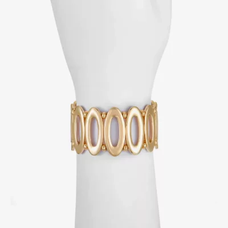 Liz Claiborne Womens Oval Stretch Bracelet