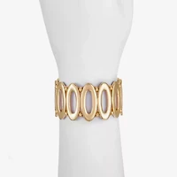 Liz Claiborne Womens Oval Stretch Bracelet