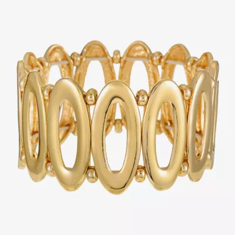 Liz Claiborne Womens Oval Stretch Bracelet
