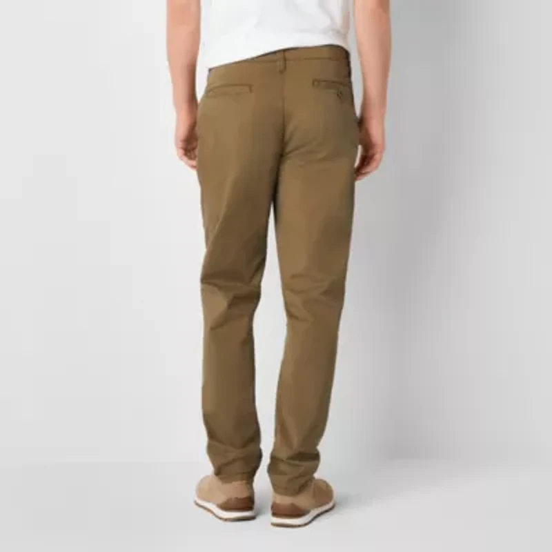 mutual weave Standard Chino Mens Slim Fit Flat Front Pant