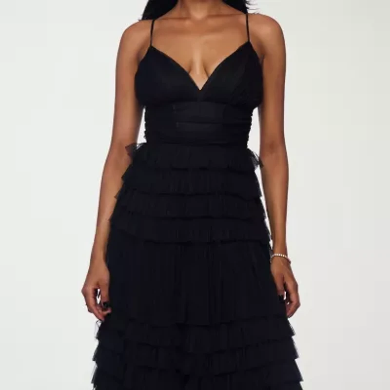 B. Smart Womens Juniors Sleeveless A-Line Dress