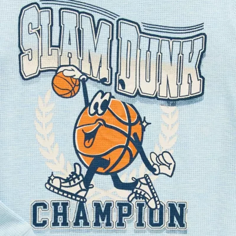 Thereabouts Little & Big Kid Boys Crew Neck Long Sleeve Regular Fit Thermal Top