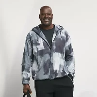 Shaquille O'Neal XLG Water Resistant Lightweight Big and Tall Track Jacket