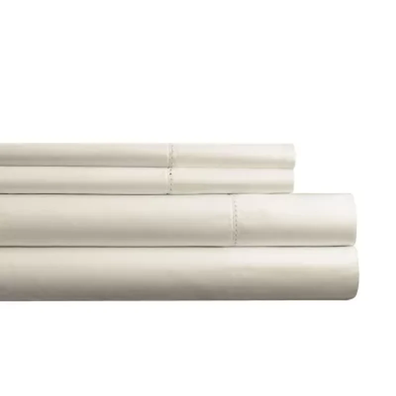 Pointehaven Long Staple Cotton Hem Stitch Deep Pocket Oversized 525tc Sheet Set