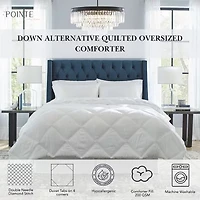 Pointehaven Down Alternative Oversized Lightweight Comforter