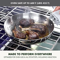 GreenPan Valencia Pro Stainless Steel Uncoated 10-pc. Cookware Set