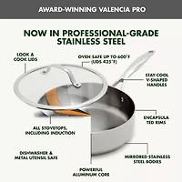 GreenPan Valencia Pro Stainless Steel Uncoated 10-pc. Cookware Set