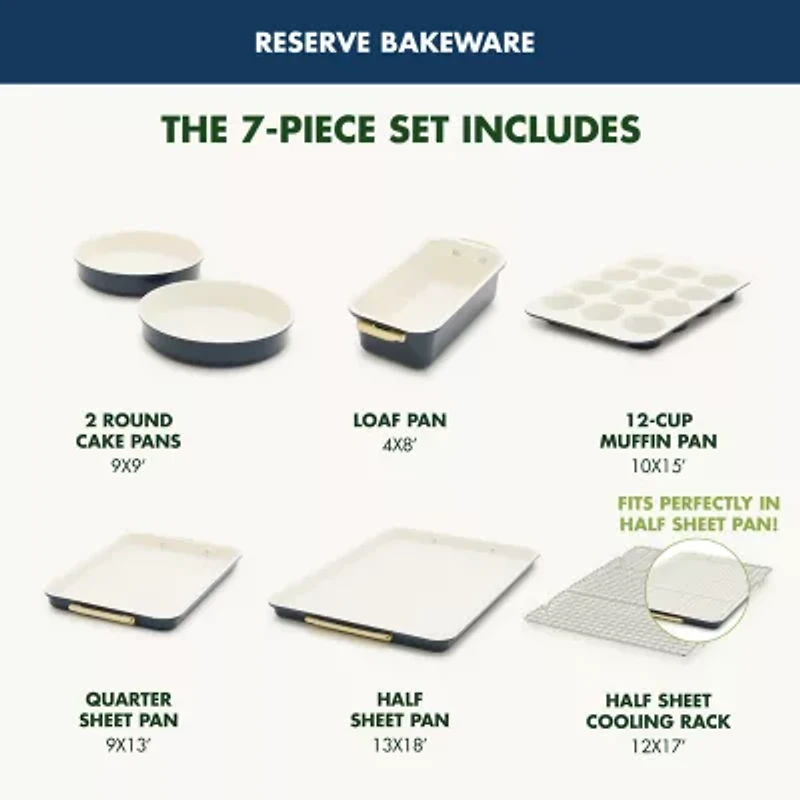GreenPan Reserve Bakeware 7-pc. Bakeware Set