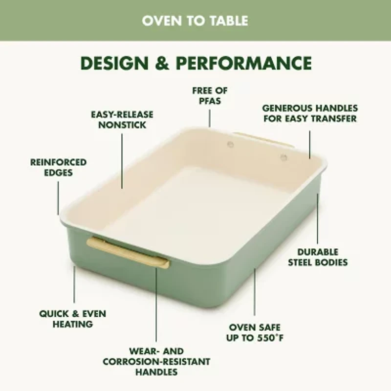 GreenPan Reserve Bakeware 9"X13" Rectangle Cake Pan