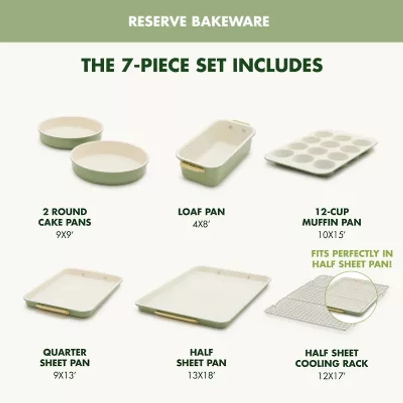 GreenPan Reserve Bakeware 7-pc. Bakeware Set