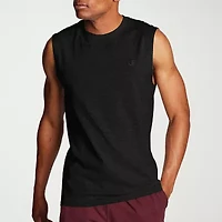Champion Mens Crew Neck Short Sleeve Muscle T-Shirt