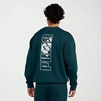 PUMA Mens Crew Neck Long Sleeve Sweatshirt