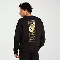 PUMA Mens Crew Neck Long Sleeve Sweatshirt