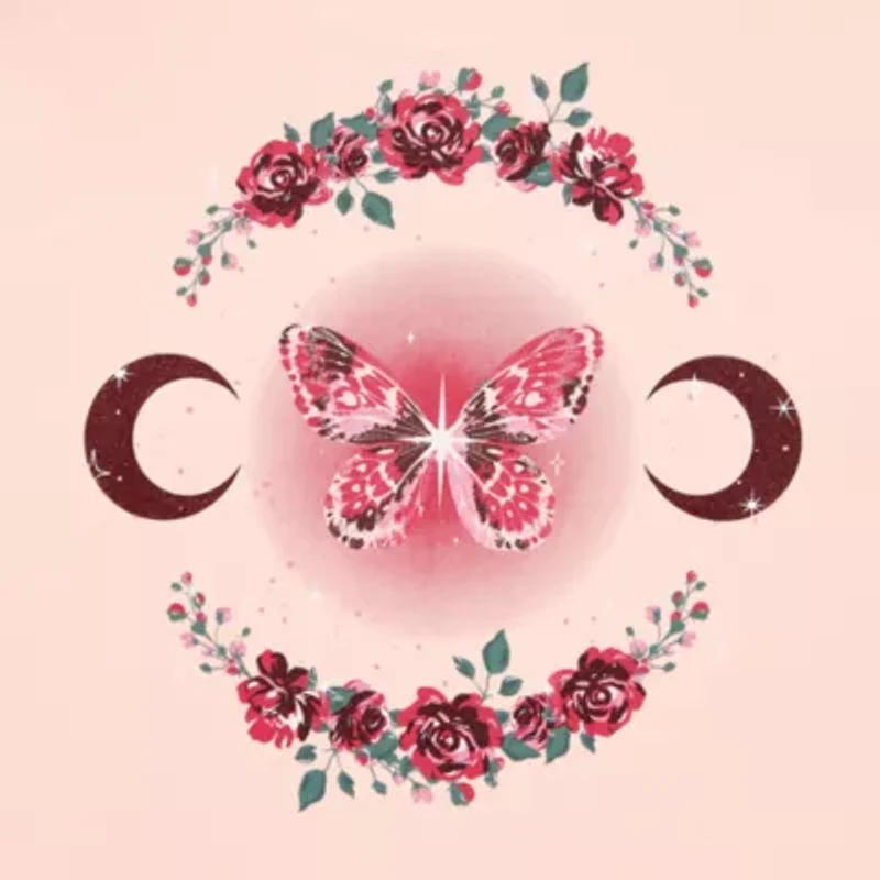 Celestial Butterfly Oversized Tee Womens Juniors Crew Neck Short Sleeve Graphic T-Shirt