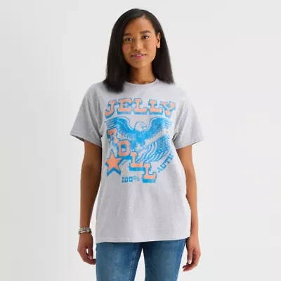 Jelly Roll Boyfriend Tee Womens Crew Neck Short Sleeve Graphic T-Shirt