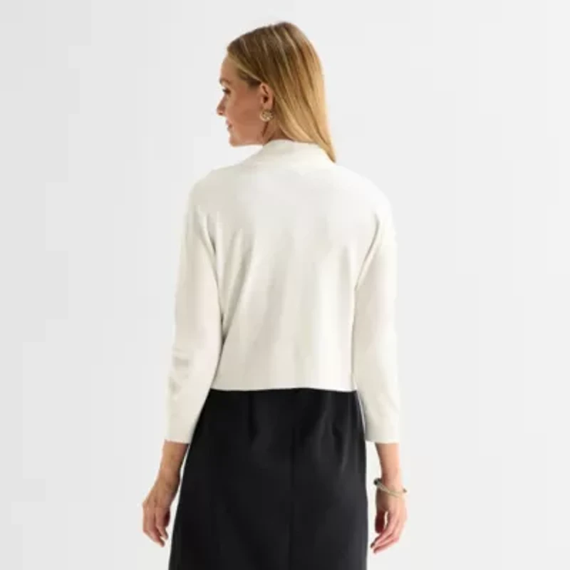Perceptions Womens 3/4 Sleeve Shrug