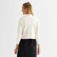 Perceptions Womens 3/4 Sleeve Shrug