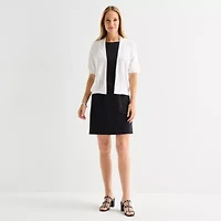 Perceptions Womens Short Sleeve Shrug