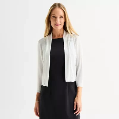 Perceptions Womens 3/4 Sleeve Shrug