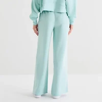 Arizona Womens Juniors Wide Leg Sweatpant
