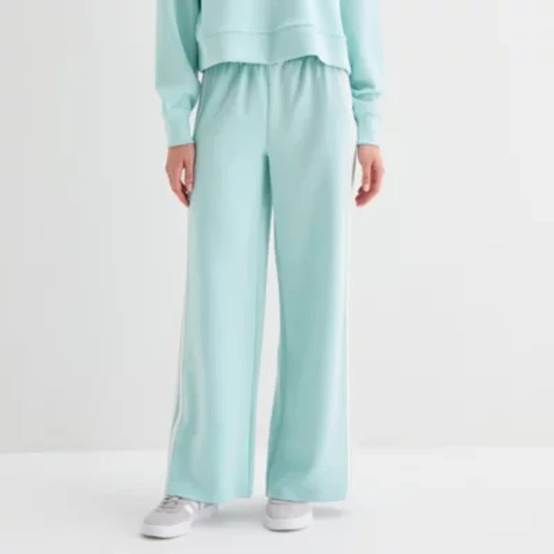 Arizona Womens Juniors Wide Leg Sweatpant