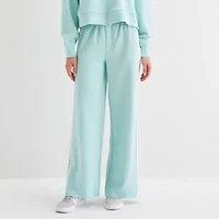 Arizona Womens Juniors Wide Leg Sweatpant