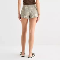 Arizona Womens Low Rise Juniors Denim Short