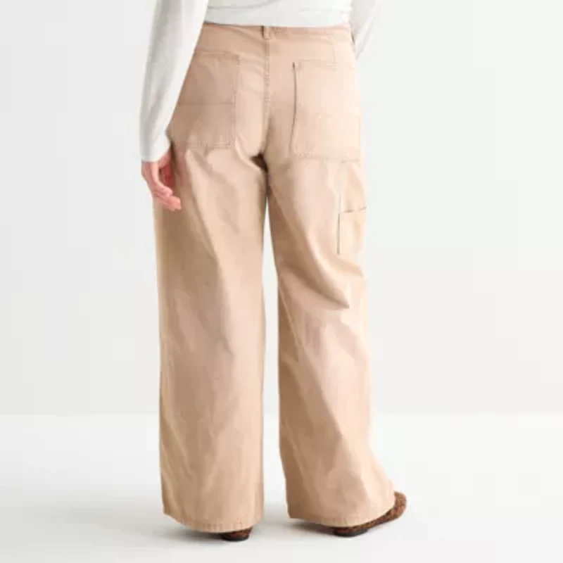 Arizona Womens Juniors Low Rise Baggy Fit Jean