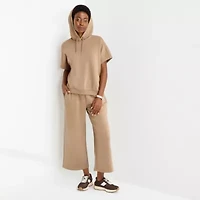 Stylus Womens Short Sleeve Hoodie