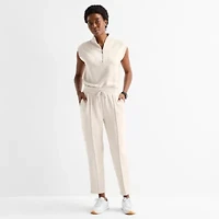 Stylus Womens Tapered High Rise Trouser