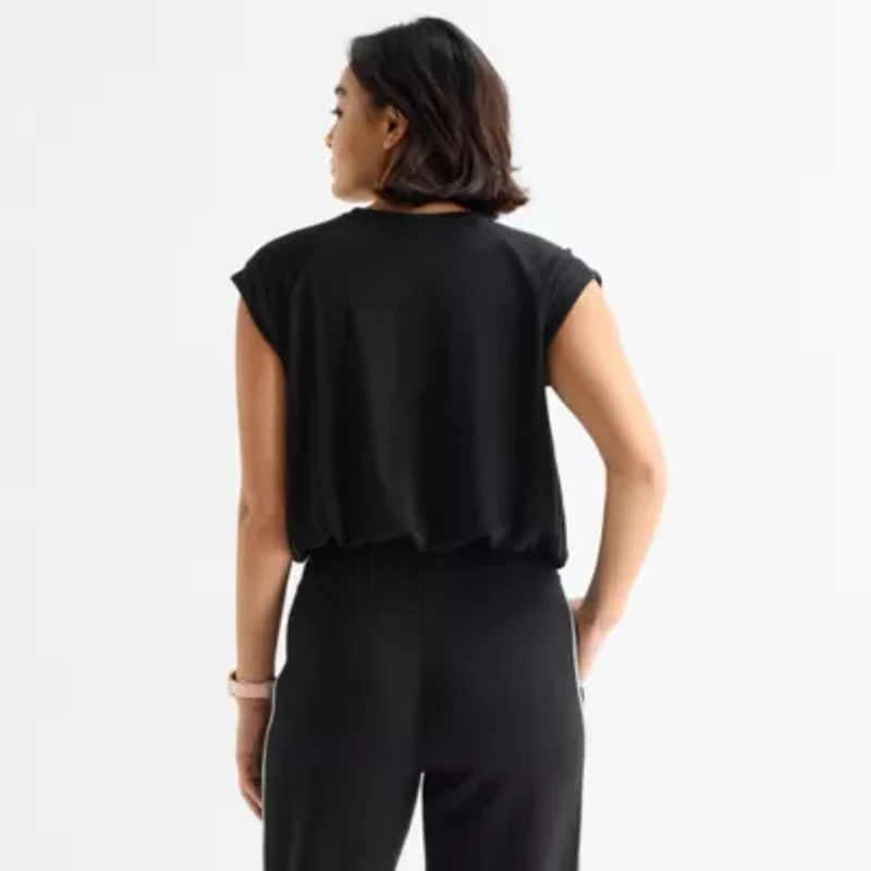 Stylus Womens Crew Neck Short Sleeve T-Shirt