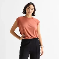 Stylus Womens Crew Neck Short Sleeve T-Shirt