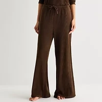 Ambrielle Womens Rib Pajama Pants