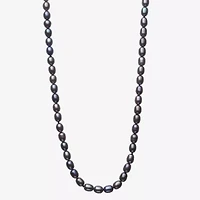 Limited Quantities! Womens Black 36 Inch Strand Necklace