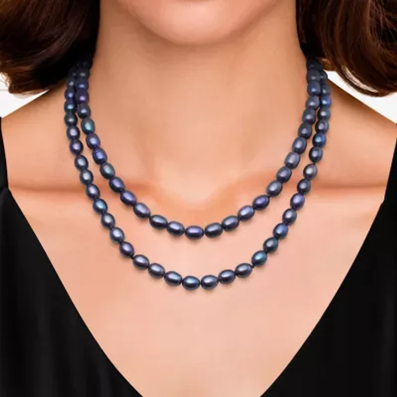 Limited Quantities! Womens Black 36 Inch Strand Necklace