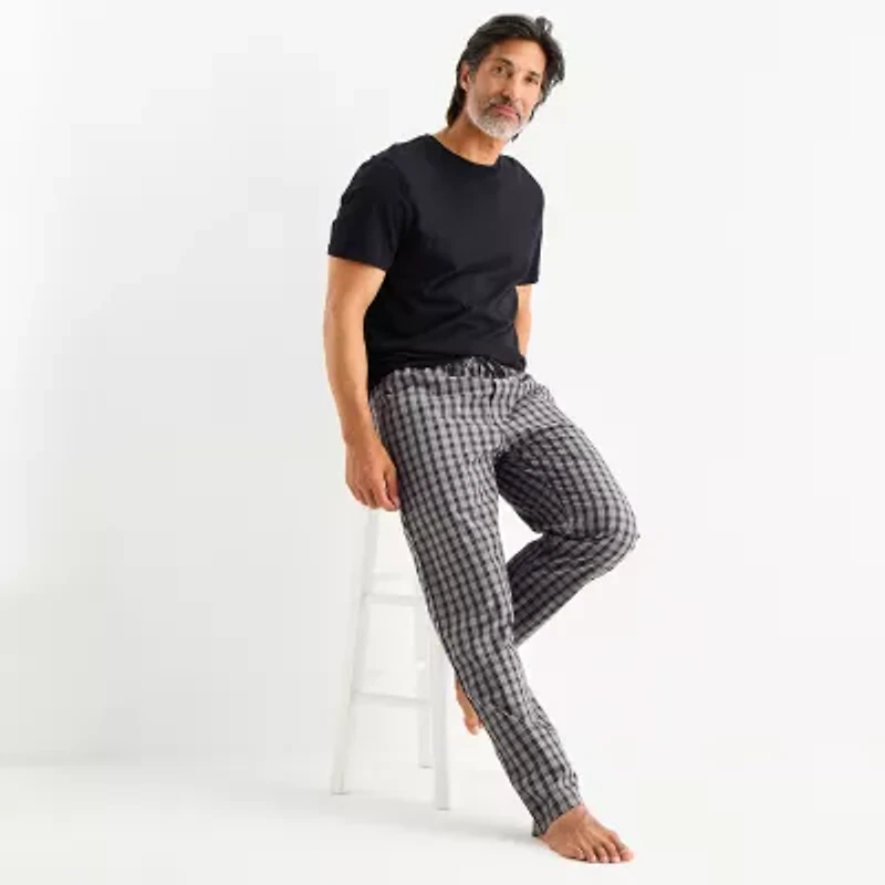 St. John's Bay Mens Poplin Pajama Pants