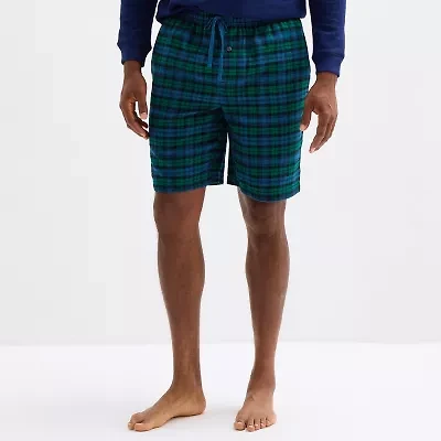 St. John's Bay Mens Flannel Pajama Shorts
