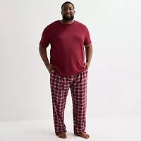 St. John's Bay Mens Big and Tall Microfleece Pajama Pants