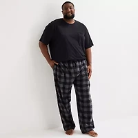 St. John's Bay Mens Big and Tall Microfleece Pajama Pants