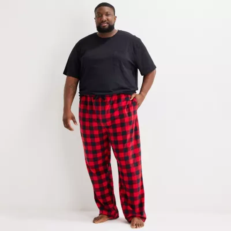 St. John's Bay Mens Microfleece Big and Tall Pajama Pants