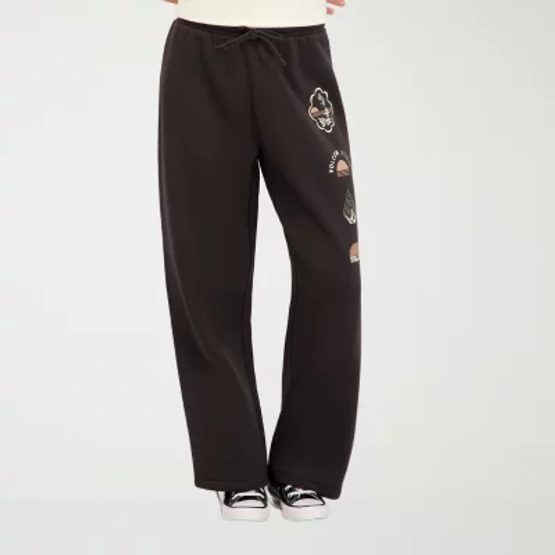 VOLCOM Womens Juniors Mid Rise Sweatpant