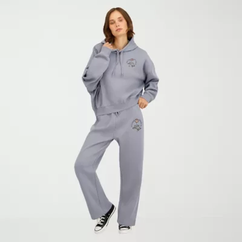 VOLCOM Womens Juniors Hooded Long Sleeve Sweatshirt