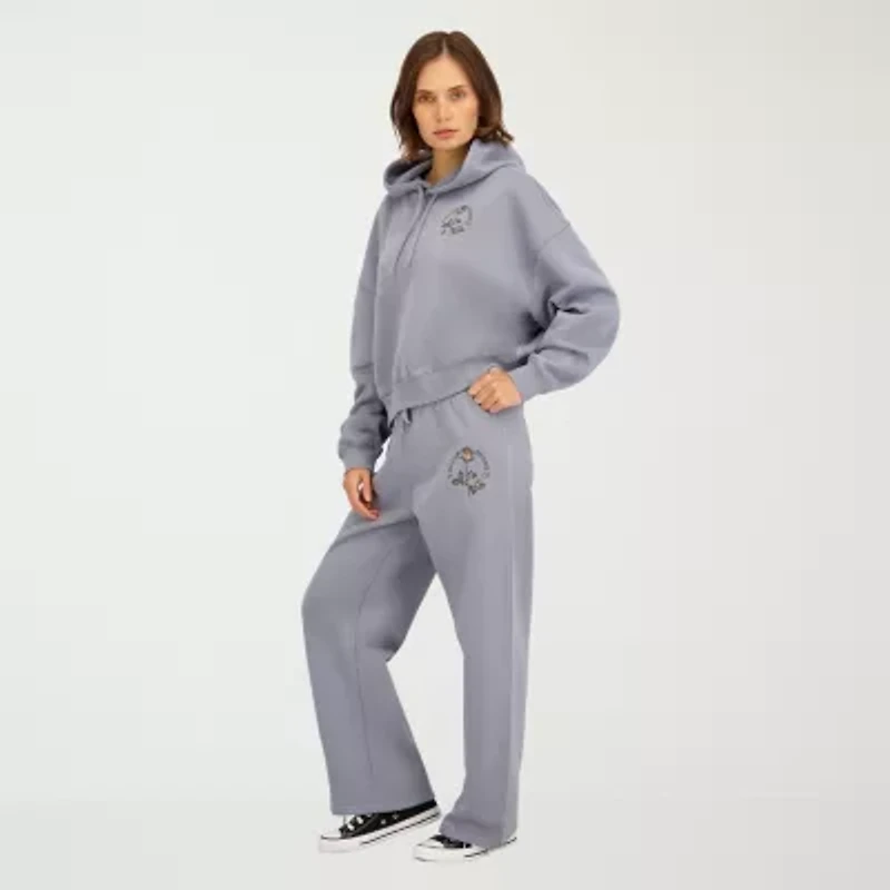 VOLCOM Womens Juniors Hooded Long Sleeve Sweatshirt