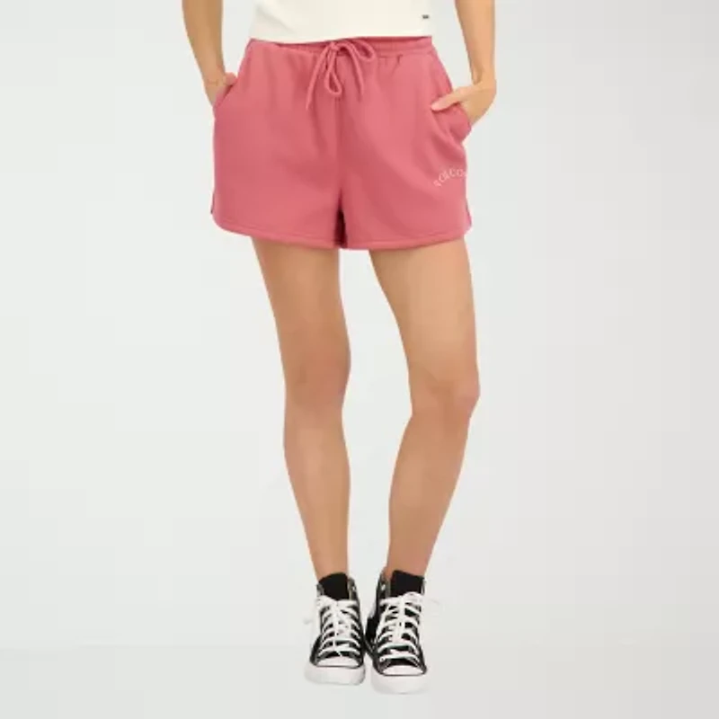 VOLCOM Juniors Womens Mid Rise Pull-On Short